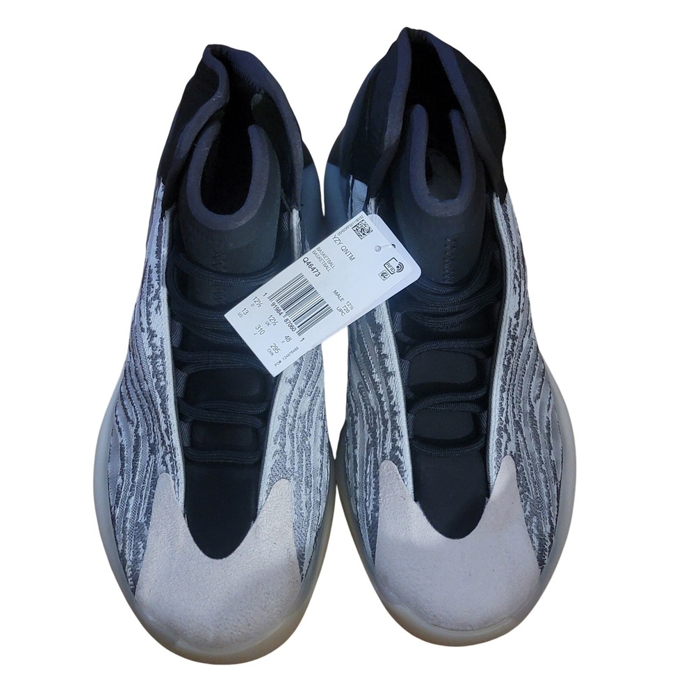 Adidas Yeezy Quantum Q46473 Basketball Shoes Grey White Mens Size 13 NWB Y2K